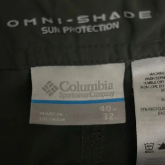 Columbia Silver Ridge Convertible Pants to shorts size 40/ 32 in green - Picture 5 of 5
